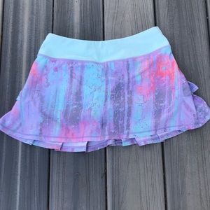 ⭐️RARE⭐️ Multi color ivivva skirt size 10💙